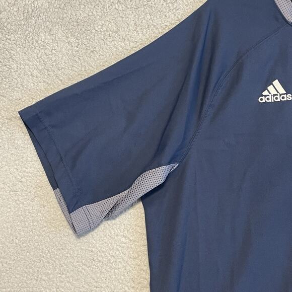 ADIDAS ATLANTA BRAVES WARMUP JACKET Blue GRAY MENS Large - Picture 4 of 16
